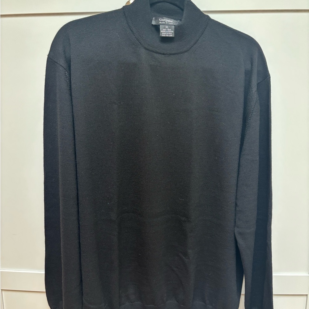 EUC Giorgiolini Men's Turtleneck Sweater in Black XL